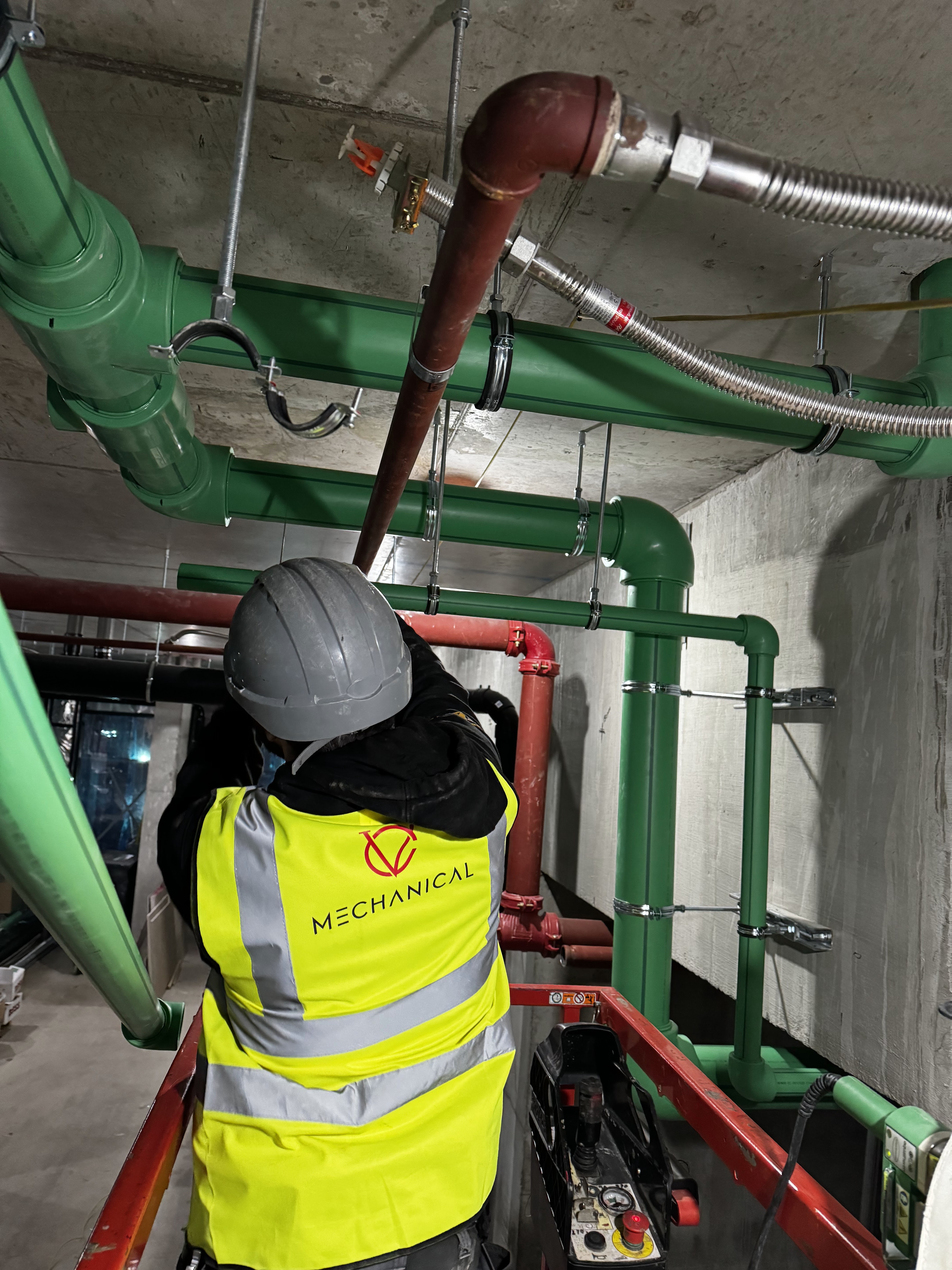 Mechanical installation works by V&C Mechanical